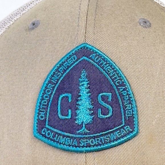 Women's Columbia Sportswear Trucker Hat β Gray, Teal & White β One Size π§’β¨ - Picture 3 of 7